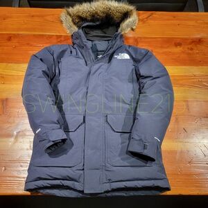 The North Face Navy Parka with Fur Hood